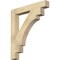 Ekena Millwork Merced Block Rough Sawn Bracket, Douglas Fir, 4"W x 30"D x 34"H BKT04X30X34MRC05RDF - alternate 1